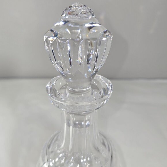 Vintage Waterford Cut Crystal Decanter Lismore Diamond Cut Pattern - Picture 10 of 14